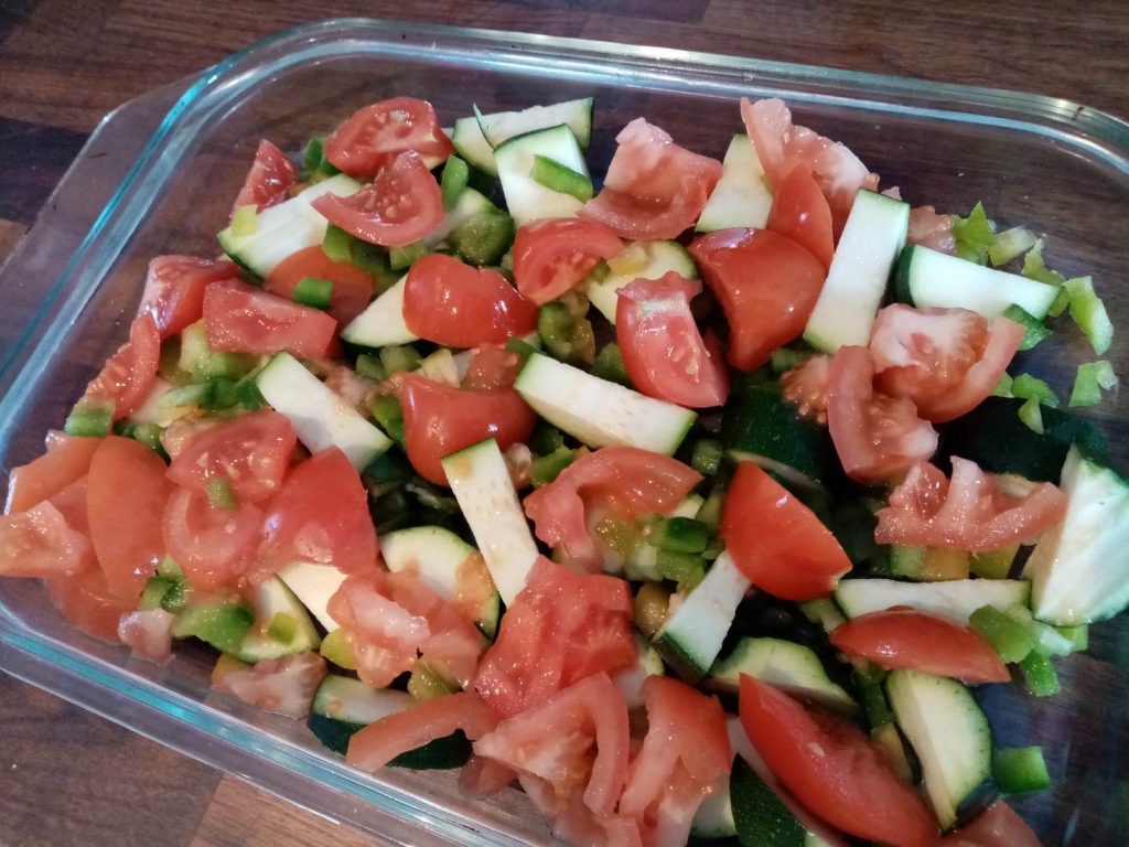 Recette saine légumes du soleil au four