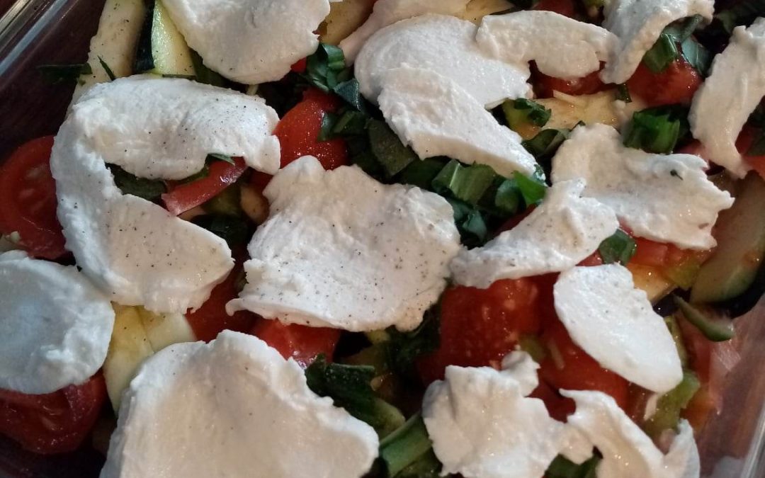 Gratin sain : légumes du soleil et ail des ours